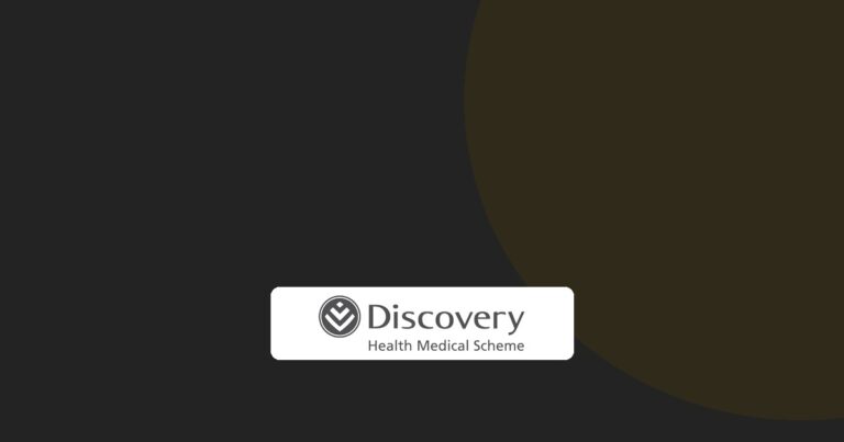 Discovery Health Medical Scheme logo on a Curemed analysis card for the 2027 contribution increases in South Africa